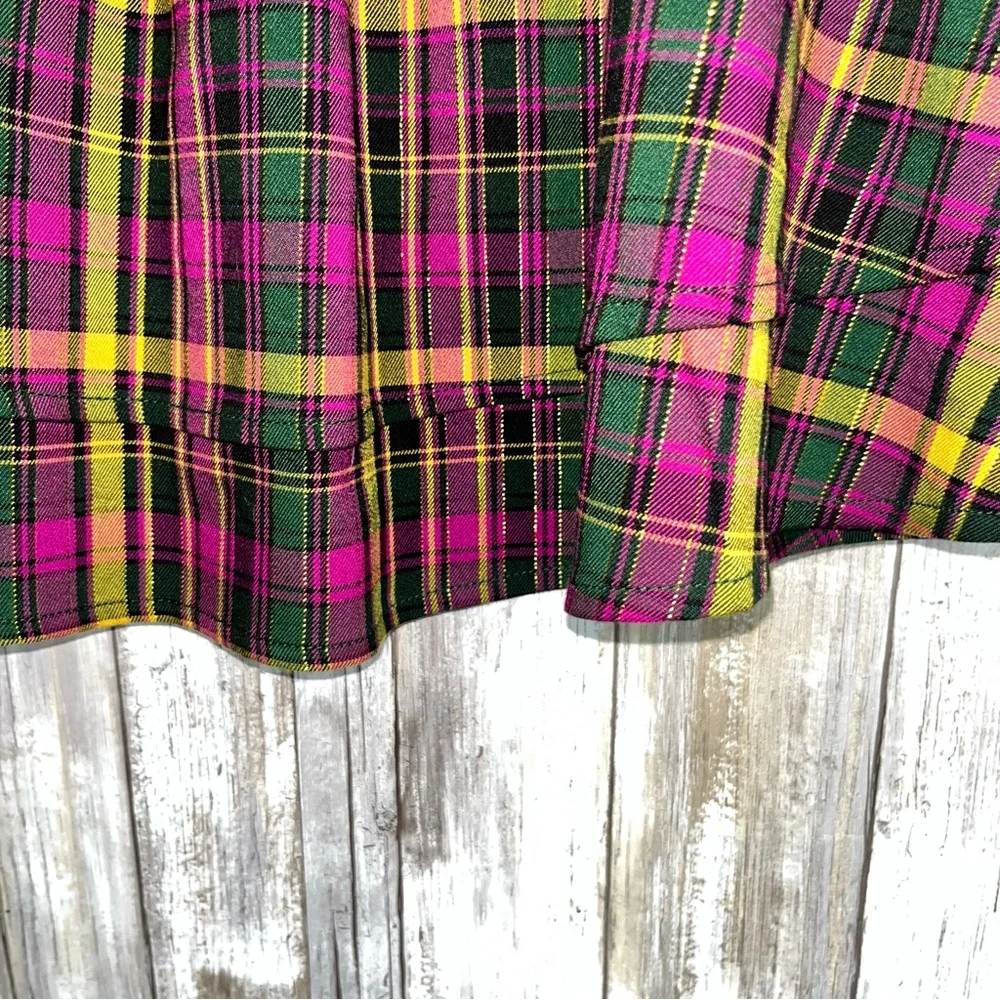 Urban Outfitters Plaid Tiered Y2K Skirt - Picture 2 of 4